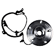 720-3100 Rear, Driver Side Wheel Hub, 5 Lugs