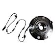720-3130 Front, Driver or Passenger Side Wheel Hub, 8 Lugs, 4WD