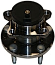 725-0018 Rear, Driver or Passenger Side Wheel Hub, 4 Lugs, With Bearing, FWD, GMB OE Replacement
