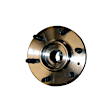 730-0376 Rear, Driver or Passenger Side Wheel Hub, 6 Lugs