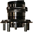 745-0009 Rear, Driver or Passenger Side Wheel Hub, 5 Lugs, With Bearing, FWD, GMB OE Replacement