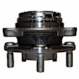 750-0002 Front, Driver or Passenger Side Wheel Hub, 5 Lugs, With Bearing, GMB OE Replacement