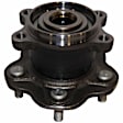750-0012 Rear, Driver or Passenger Side Wheel Hub, 5 Lugs, With Bearing, AWD, GMB OE Replacement