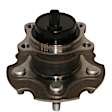 770-0046 Rear, Driver or Passenger Side Wheel Hub, 5 Lugs, With Bearing, GMB OE Replacement