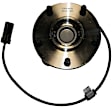 799-0220 Front, Driver or Passenger Side Wheel Hub, 5 Lugs, RWD, GMB OE Replacement