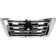 Grille Chrome Shell and Painted Black Insert