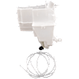 Washer Reservoir, 1.6L, 4Cyl, With Pump, Without Sensor, Without filler neck