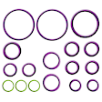 1321357 GPD OE Replacement A/C O-Ring and Gasket Seal Kit - Direct Fit, Kit