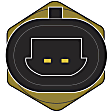 1990 Buick Reatta - Coolant Temperature Sensor, 6 Cyl 3.8L, Coolant Temp Sensor; With Oval Connector; With 2 Terminal