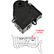 1712276 A/C Actuator - Direct Fit