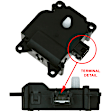 2007 Buick Lucerne - A/C Actuator, With Manual Air Conditioning Controls