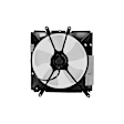 2811256 OE Replacement Radiator Fan Driver Side, Single fan, GPD OE Replacement