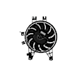 2005 Toyota Sequoia - A/C Condenser Fan Passenger Side, 4.7L 8Cyl, Condenser Side, Single fan, GPD OE Replacement