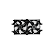 2000 Chrysler Concorde - Radiator Fan 6 Cyl 3.2L, Radiator and Condenser Complete Assembly, Dual fan, GPD OE Replacement