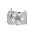 2000 Toyota Echo - Radiator Fan 4 Cyl 1.5L, Radiator and Condenser Complete Assembly, Dual fan, GPD OE Replacement