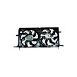 2006 Chevrolet Uplander - Radiator Fan 6 Cyl 3.5L, Radiator and Condenser Complete Assembly; With Rear A.C., Dual fan, GPD OE Replacement