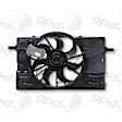 2010 Volvo V50 - Radiator Fan 5 Cyl 2.5L, Radiator and Condenser Complete Assembly, Dual fan, GPD OE Replacement
