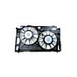 2017 Toyota Prius V - Radiator Fan 4 Cyl 1.8L, Dual Radiator and Condenser Fan Assembly, Dual fan, GPD OE Replacement