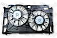 2017 Toyota Prius V - Radiator Fan 4 Cyl 1.8L, Dual Radiator and Condenser Fan Assembly, Dual fan, GPD OE Replacement