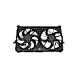 2005 Chevrolet Silverado 1500 HD - Radiator Fan 8 Cyl 6.0L, Radiator and Condenser Complete Assembly, Dual fan, GPD OE Replacement