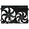 2015 Volkswagen Passat - Radiator Fan 4 Cyl 2.0L, Radiator and Condenser Complete Assembly, Dual fan