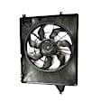 2017 Hyundai Santa Fe XL - Radiator Fan 6 Cyl 3.3L, Radiator and Condenser Complete Assembly, Dual fan