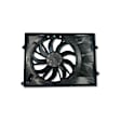 2019 Hyundai Santa Fe - Radiator Fan 4 Cyl 2.4L, Radiator and Condenser Complete Assembly, Single fan