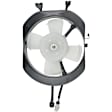 2812125 OE Replacement Radiator Fan Passenger Side, Single fan