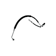 1989 Oldsmobile Custom Cruiser - A/C Refrigerant Hose, 5.0L 8Cyl