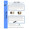 1996 GMC C3500 - A/C Compressor, Sanden Style Replacement For 6511339, With Clutch, 6-Groove Pulley, 8 Cyl 6.5L, 65 Series