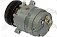 6511399 A/C Compressor, With Clutch, 6-Groove Pulley, 3.8L, 6Cyl, 65 Series