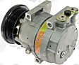 2000 Oldsmobile Alero - A/C Compressor, 6 Groove; V5; Pag 46 Oil; 8011252 8Oz, With Clutch, 6-Groove Pulley, 3.4L, 65 Series