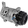 6511414 GPD A/C Compressor, With Clutch, 4-Groove Pulley, 6/8 Cyl., 4.3/6.0L Engine, For Models with Denso, 10S20F Compressor Type