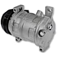 6511414 GPD A/C Compressor, With Clutch, 4-Groove Pulley, 6/8 Cyl., 4.3/6.0L Engine, For Models with Denso, 10S20F Compressor Type