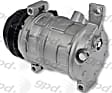 6511414 GPD A/C Compressor, With Clutch, 4-Groove Pulley, 6/8 Cyl., 4.3/6.0L Engine, For Models with Denso, 10S20F Compressor Type