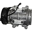 1990 Plymouth Voyager - A/C Compressor, 1 Groove; 12:00 Coil; 5.75In Diameter; A590; Pag 46 Oil; 8011250 10Oz; (2) 1311385, With Clutch, 1-Groove Pulley, 2.5L 4Cyl, 65 Series