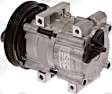 2000 Ford Ranger - A/C Compressor, With Front Coil Spring, With Clutch, 6-Groove Pulley, 2.5L 4Cyl, 65 Series