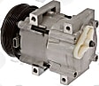 2005 Mazda B3000 - A/C Compressor, 6 Groove; Fs10; 5In Diameter; 3:00 Coil, With Clutch, 6-Groove Pulley, 3.0L, 65 Series