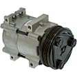 6511455 A/C Compressor, With Clutch, 6-Groove Pulley, 3.0L, 6Cyl, 65 Series