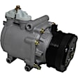 6511472 A/C Compressor, With Clutch, 6-Groove Pulley, 65 Series
