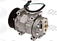 1999 Dodge Ram 3500 - A/C Compressor, DIESEL, 8 Groove; Sd7H15, With Clutch, 8-Groove Pulley, 5.9L 6Cyl, 65 Series