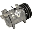 6511651 A/C Compressor, With Clutch, 2-Groove Pulley, 65 Series