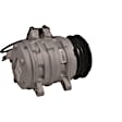 1994 Geo Metro - A/C Compressor, Nipp; 3 Ear; 4 Groove 2.125In X 4In; 10P08E, With Clutch, 4-Groove Pulley, 1.0L 3Cyl, 65 Series