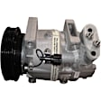 6511880 A/C Compressor, With Clutch, 3.3L, 6Cyl, 65 Series