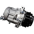 1999 Saturn SC2 - A/C Compressor, 5 Groove; Dcv14J; 3 Boss Mount; Top and Side Pad Fitting, With Clutch, 5-Groove Pulley, 1.9L, 65 Series