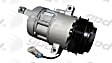 1999 Saturn SC2 - A/C Compressor, 5 Groove; Dcv14J; 3 Boss Mount; Top and Side Pad Fitting, With Clutch, 5-Groove Pulley, 1.9L, 65 Series