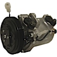 1996 Suzuki Esteem - A/C Compressor, 4 Groove; Seiko Seiki; Ss10V1, With Clutch, 4-Groove Pulley, 1.6L 4Cyl, 65 Series