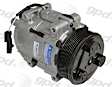 2008 Dodge Ram 4500 - A/C Compressor, 8 Groove; Hs18; See Foot Notes, With Clutch, 8-Groove Pulley, 6 Cyl 6.7L, 65 Series