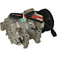 2007 Honda Civic - A/C Compressor, 7 Groove; Trse07, With Clutch, 7-Groove Pulley, 4 Cyl 1.8L, 65 Series