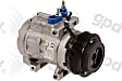 6512380 A/C Compressor, With Clutch, 4.0L, 6Cyl, 65 Series
